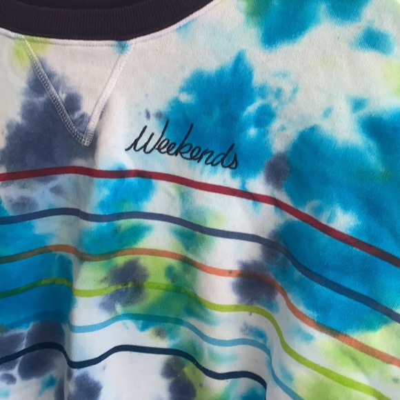 Cropped crew neck tie dye - Picture 3 of 5